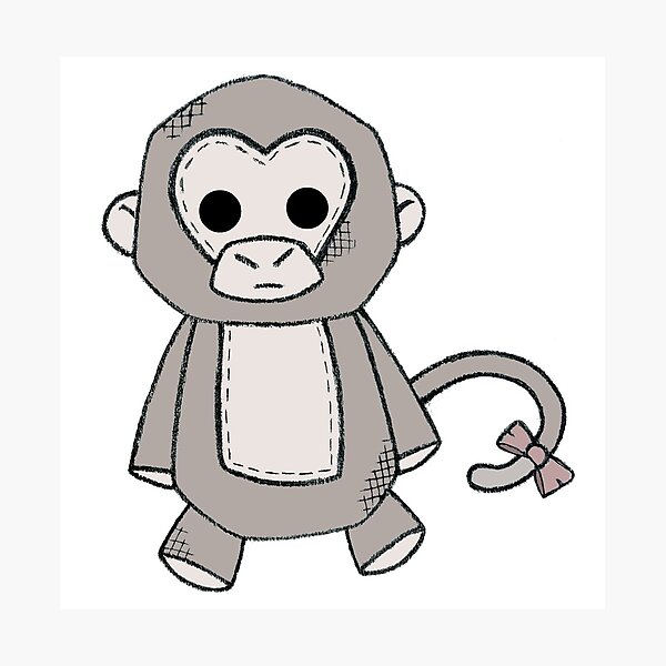 Item preview, Monkey Plushie. designed and sold by cindershoppe.