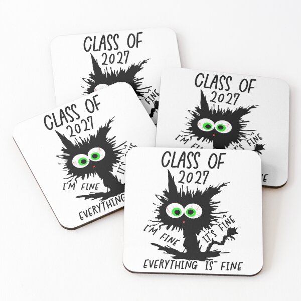 Item preview, Class Of 2027 I'm Fine It's Fine Everything Is Fine designed and sold by MerchDeviant.