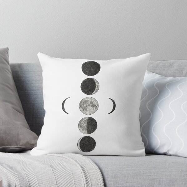 Item preview, Moon Phases Illustration Minimal Space Art Design designed and sold by Koiosart.