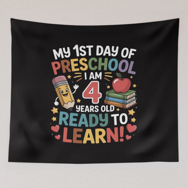 Item preview, My First Day Of Preschool Boys Girls 1st Day Of Prek Kids designed and sold by Minoloinan.