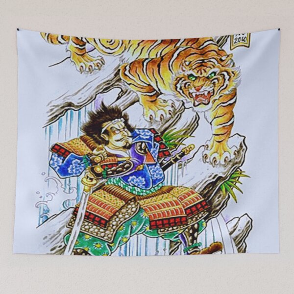 Item preview, Samurai & the Tiger designed and sold by NightRaida.