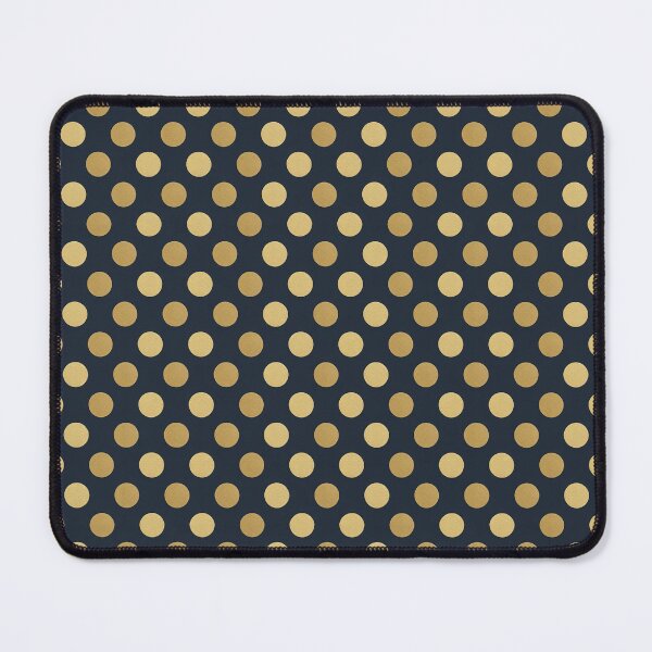 Item preview, Classic Gold and Navy Polka Dot Pattern designed and sold by Ed & Harmony.