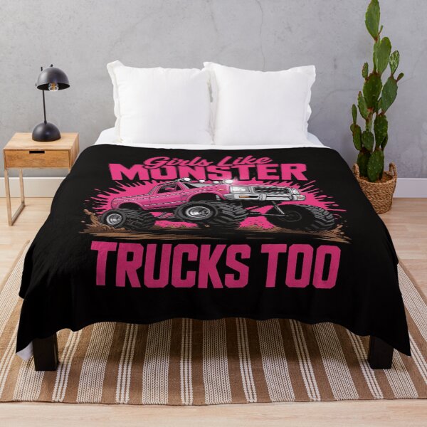 Item preview, Monster Trucks Girls Like Monster Truck Too designed and sold by BotboutiquePre.