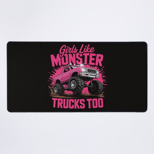 Item preview, Monster Trucks Girls Like Monster Truck Too designed and sold by BotboutiquePre.