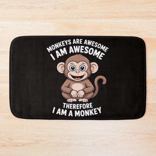 Item preview, Monkeys Are Awesome Boys Kids Girls Monkey designed and sold by BotboutiquePre.