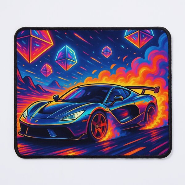 Item preview, Car doing a burnout in a fantasy world.  designed and sold by Nomad-Maynard.