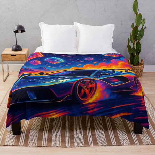 Item preview, Car doing a burnout in a fantasy world. designed and sold by Nomad-Maynard.