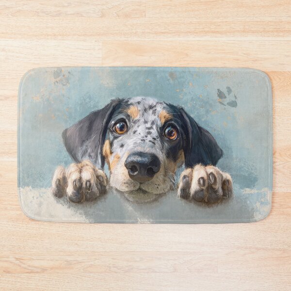 Item preview, American Leopard Hound Peeking over Wall 01 designed and sold by Elisabeth Lucas.