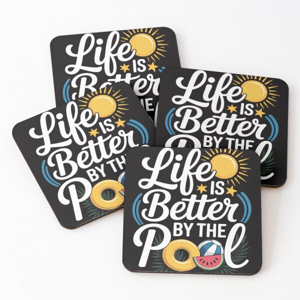 Item preview, Life is Better at the Pool Summer Vacation Summer Party designed and sold by BotboutiquePre.