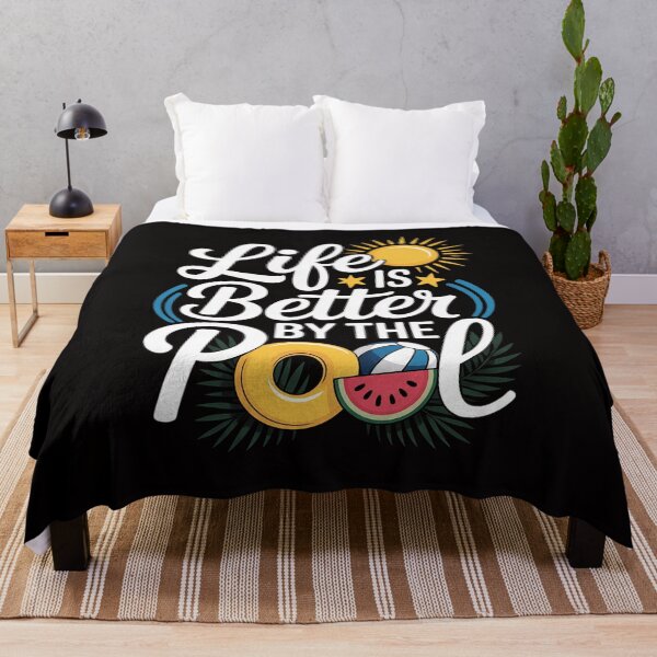 Item preview, Life is Better at the Pool Summer Vacation Summer Party designed and sold by BotboutiquePre.
