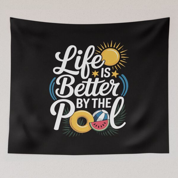 Item preview, Life is Better at the Pool Summer Vacation Summer Party designed and sold by BotboutiquePre.