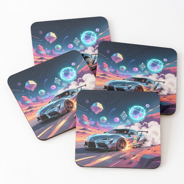 Item preview, Car doing a burnout in a fantasy world.  designed and sold by Nomad-Maynard.