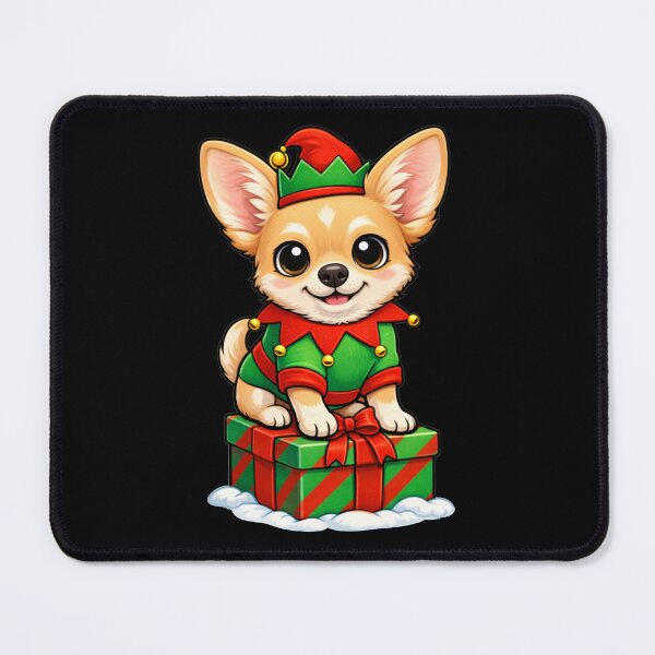 Artikelvorschau, Niedlicher Weihnachts-Chihuahua-Elf | Lustiger Weihnachtshund entworfen und verkauft von Shtex.