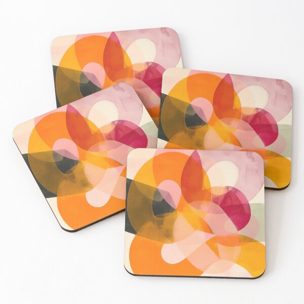 Item preview, Sunloop Harmony - Warm Overlapping Shapes designed and sold by trajeado14.