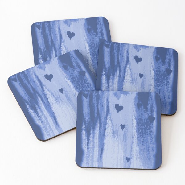 Item preview, Blue Hearts Love Waterfall designed and sold by MLanestudio.