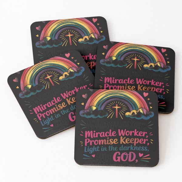 Item preview, Kids Waymaker Miracle Worker Rainbow Boho Christian designed and sold by BotboutiquePre.