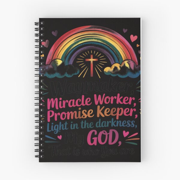 Item preview, Kids Waymaker Miracle Worker Rainbow Boho Christian designed and sold by BotboutiquePre.