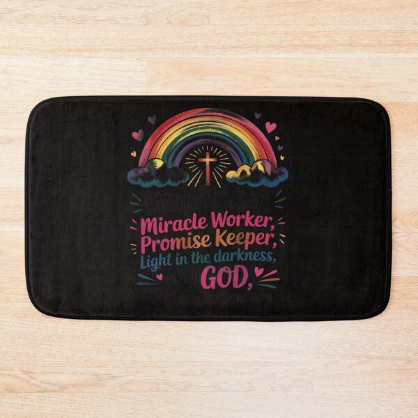 Item preview, Kids Waymaker Miracle Worker Rainbow Boho Christian designed and sold by BotboutiquePre.