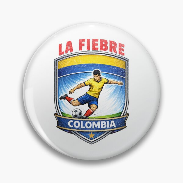 Item preview, Escudo de fútbol vintage de Colombia - Edición La Fiebre designed and sold by Tee Nook.