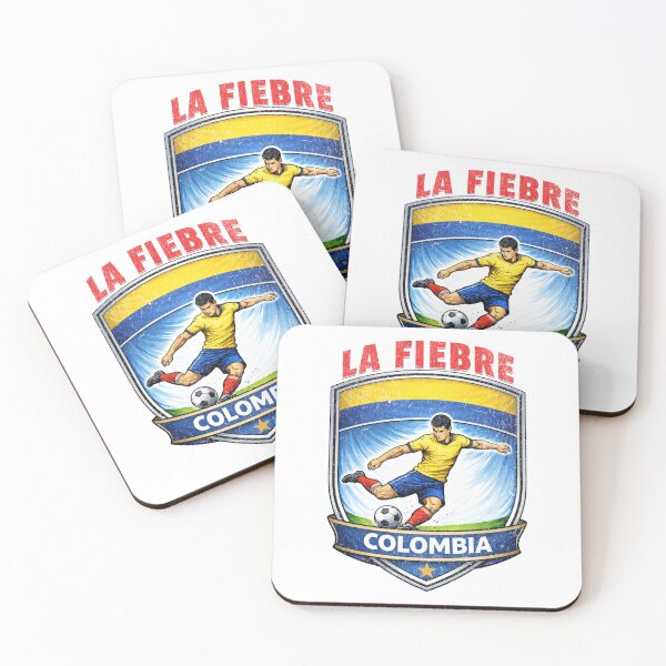 Item preview, Escudo de fútbol vintage de Colombia - Edición La Fiebre designed and sold by Tee Nook.