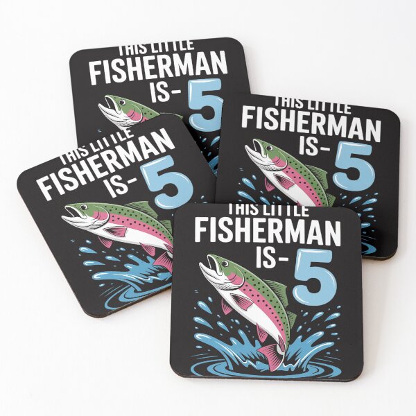 Item preview, Kids Fishing Birthday 5 Year Old Boy Fisher 5th Bday Kids designed and sold by BotboutiquePre.