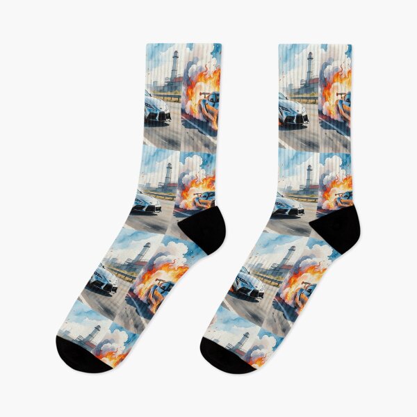Item preview, Car doing a burnout in a fantasy world.  designed and sold by Nomad-Maynard.
