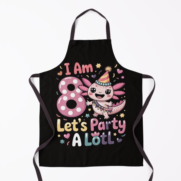 Item preview, Kids Axolotl 8th Birthday - I m 8 Lets Party Alotl designed and sold by BotboutiquePre.