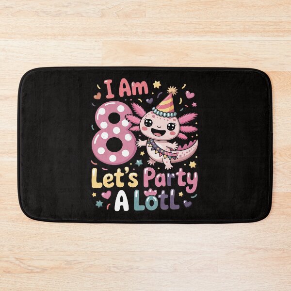 Item preview, Kids Axolotl 8th Birthday - I m 8 Lets Party Alotl designed and sold by BotboutiquePre.