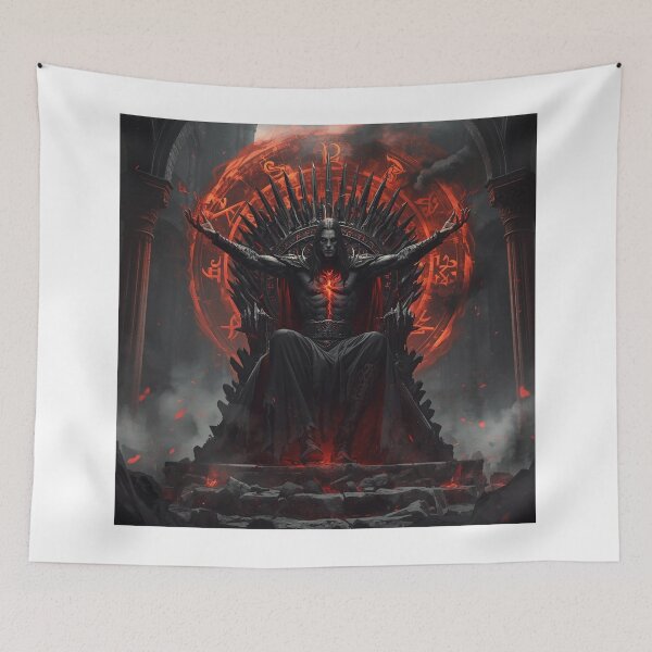 Item preview, Infernal Throne Ascension – Dark Warlock King of the Damned designed and sold by Ferdopalec.
