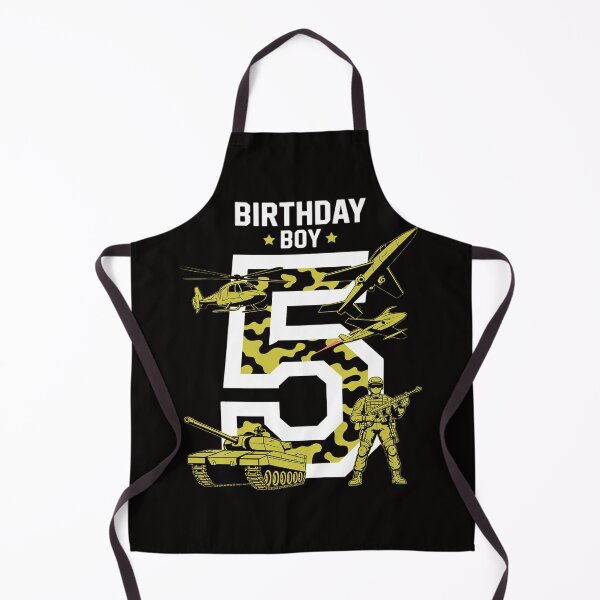 Item preview, Kids 5th Birthday Military Themed Camo Boys 5 Yrs Old Soldier designed and sold by BotboutiquePre.