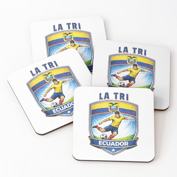 Item preview, Ecuador Vintage Soccer Badge - La Tri Edition designed and sold by Tee Nook.