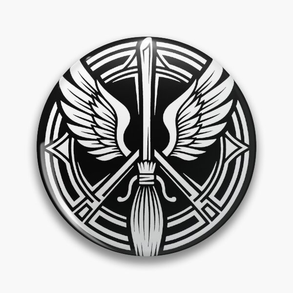 Item preview, Flying Broomstick Emblem designed and sold by El-Terio.