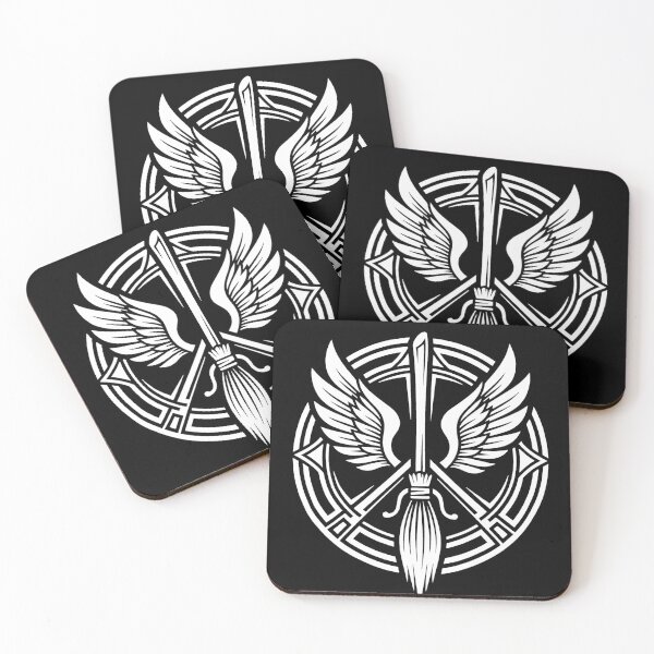 Item preview, Flying Broomstick Emblem designed and sold by El-Terio.