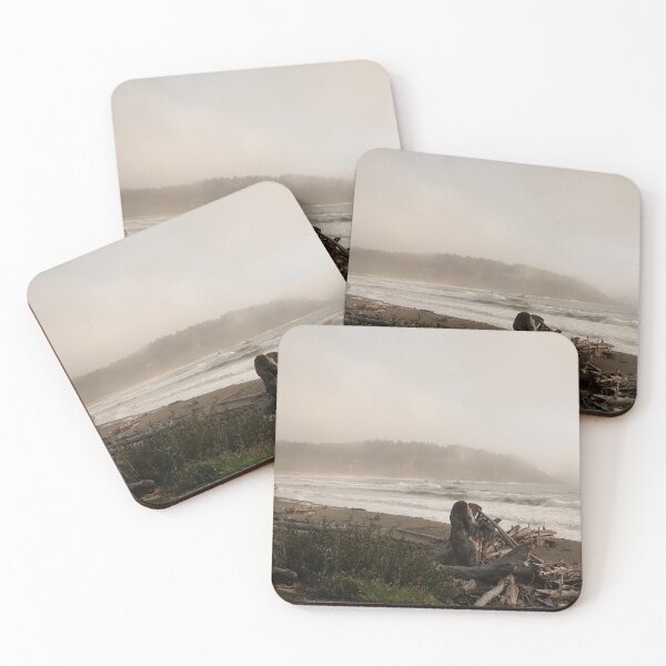 Item preview, La Push Beach in Forks, Washington, on a misty day. designed and sold by artsychickphoto.
