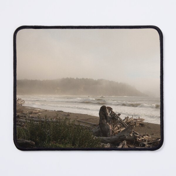 Item preview, La Push Beach in Forks, Washington, on a misty day. designed and sold by artsychickphoto.