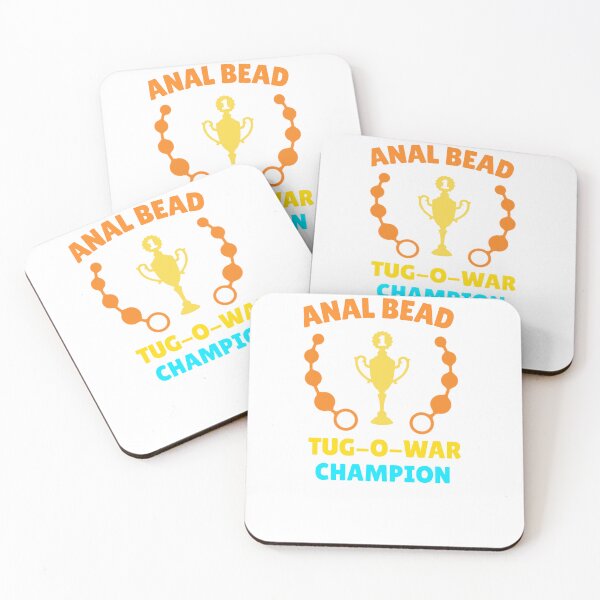 Item preview, Funny Anal bead tug-o-war Champion t-shirt designed and sold by Black & Aura .