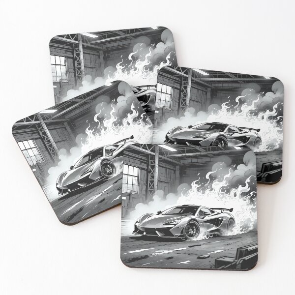 Item preview, Car doing a burnout in a fantasy world.  designed and sold by Nomad-Maynard.