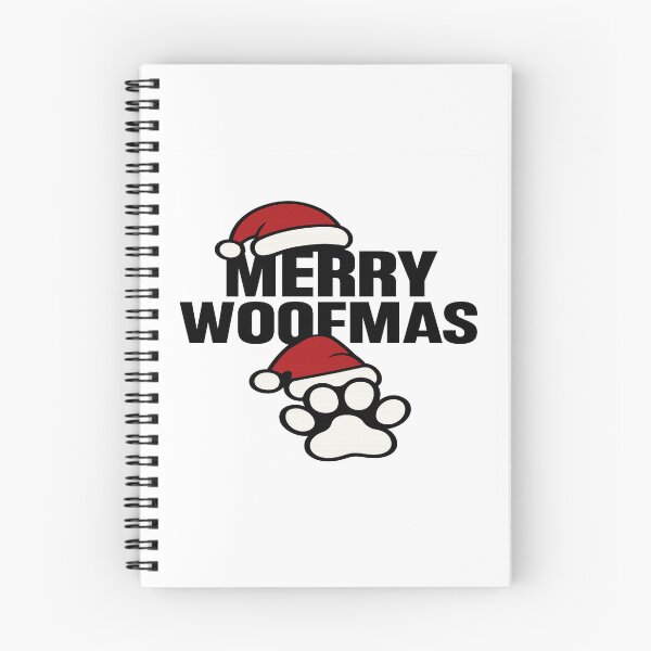 Item preview, Diseño navideño de perro "Merry Woofmas" | Regalo divertido con huella de pata para las fiestas designed and sold by StyleLap.