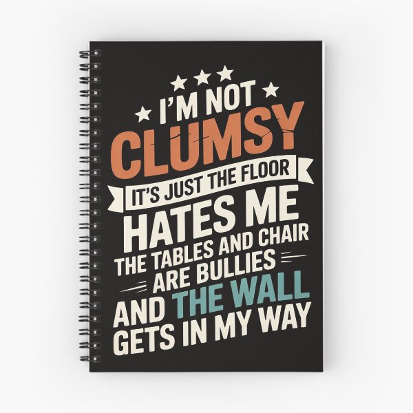 Item preview, i'm not clumsy sarcastic saying women men boys humor designed and sold by silladive.