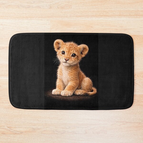 Item preview, Lion Cub – Gentle Strength designed and sold by TheJoyfulPen.