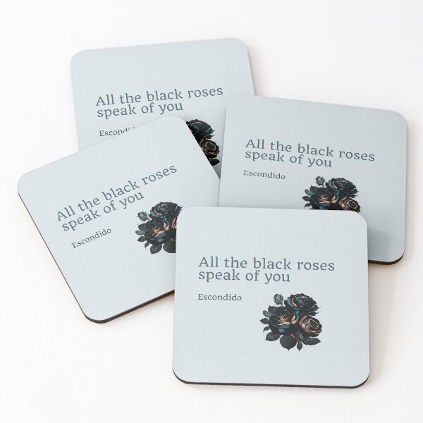 Item preview, Escondido Black roses fan art designed and sold by Etaipal.