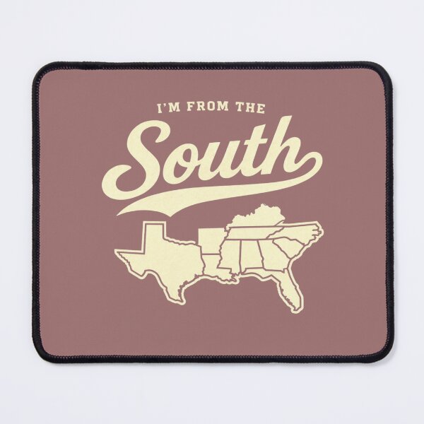 Item preview, I’M FROM THE SOUTH BASEBALL SCRIPT MAP DESIGN designed and sold by CoachEkong.