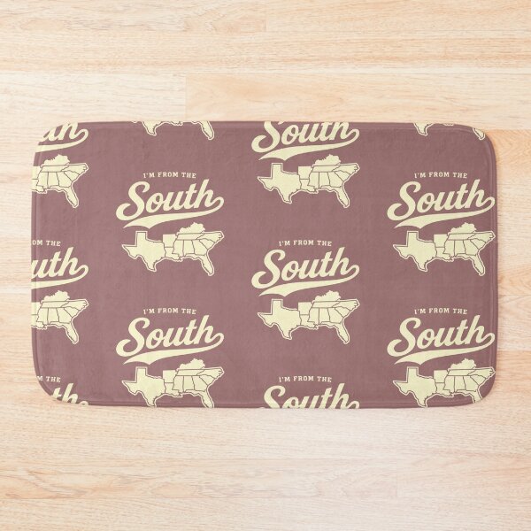 Item preview, I’M FROM THE SOUTH BASEBALL SCRIPT MAP DESIGN designed and sold by CoachEkong.
