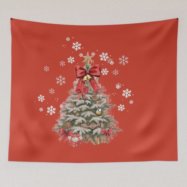 Item preview, Vintage Evergreen Christmas Tree | Classic Holiday Pine designed and sold by FatsaStampa.