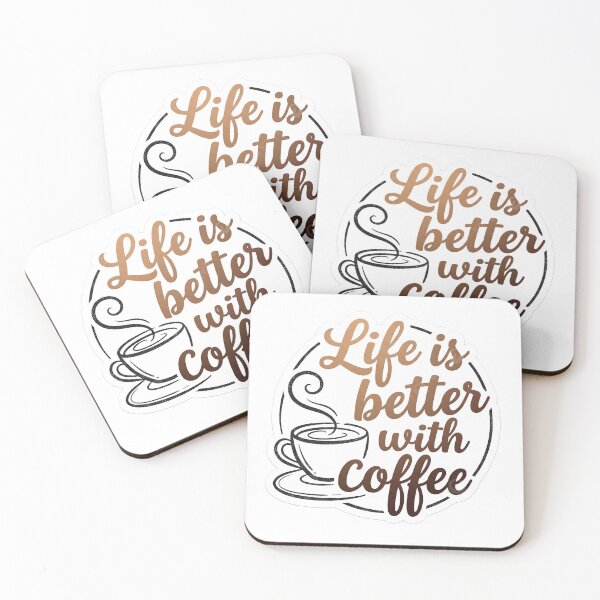 Item preview, coffee quote designed and sold by hunteroflions.