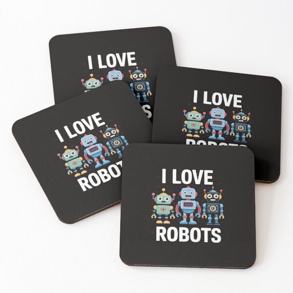 Item preview, I love Robot Gift All Ages Robotic Kids Girls Boys Robot designed and sold by silladive.