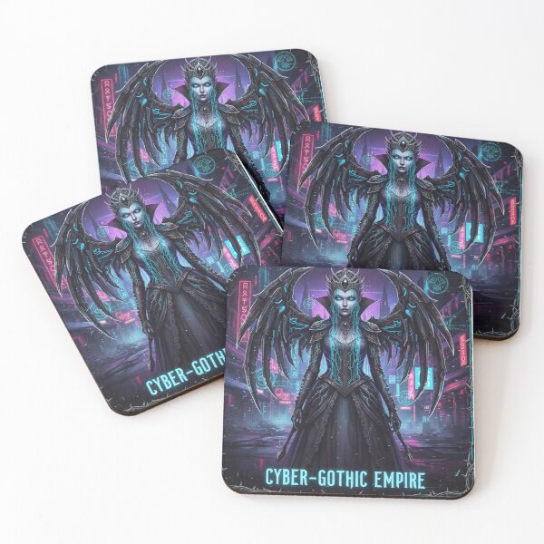 Item preview, Cyberpunk Gothic Goddess with Mechanical Wings designed and sold by JanRizz.