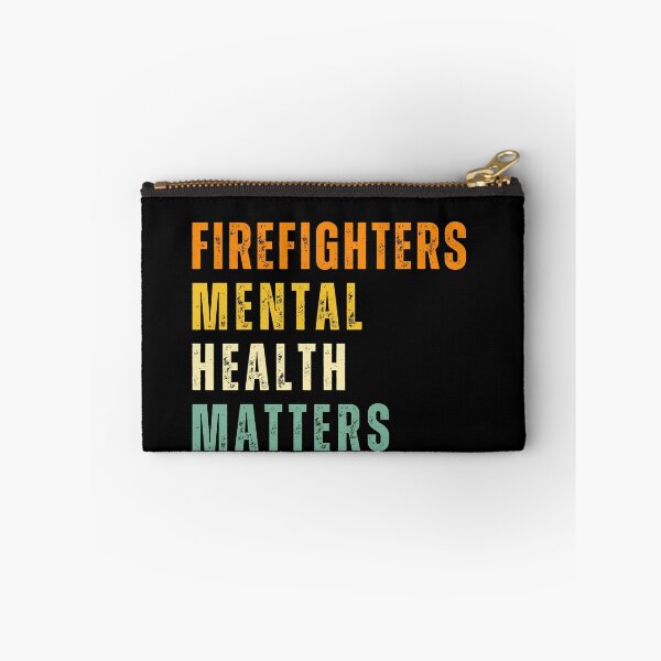 Item preview, Firefighters Mental Health Matters - Vintage Style Support Quote designed and sold by gomofo1974.