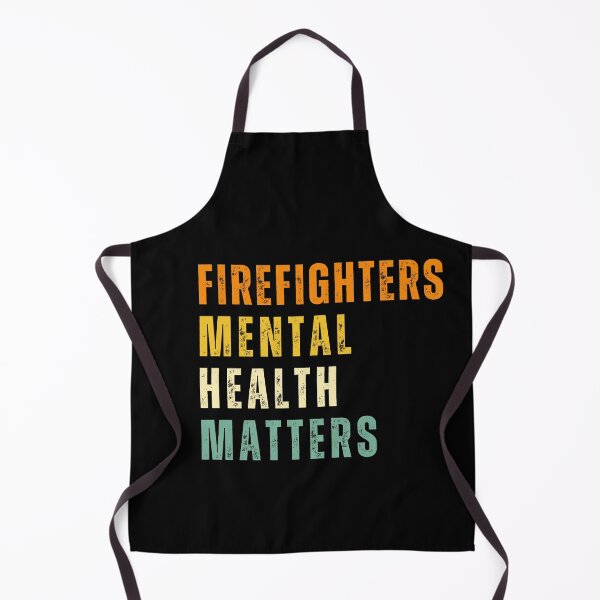 Item preview, Firefighters Mental Health Matters - Vintage Style Support Quote designed and sold by gomofo1974.