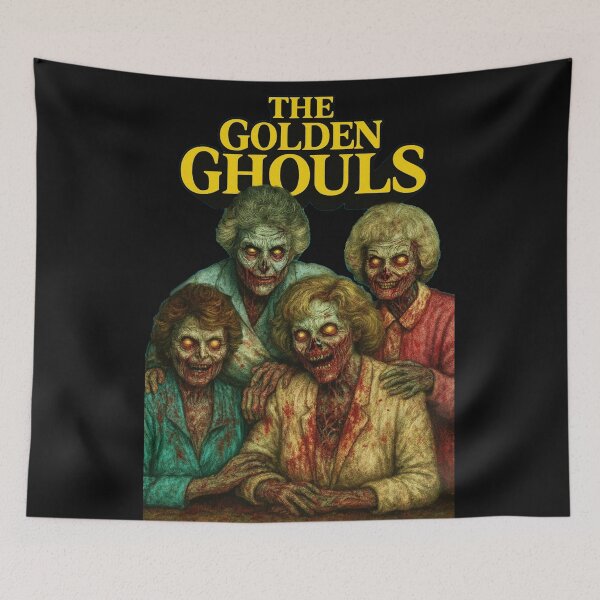 Item preview, The Golden Ghouls designed and sold by DeadThingsShop.